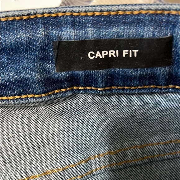 Judy Blue Medium Blue Distressed Ankle Jeans - Picture 8 of 11